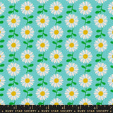 Flowerland Field of Flowers by Ruby Star Society in Turquoise