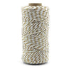2mm Bakers Twine Gift Wrap May Arts Gold & White