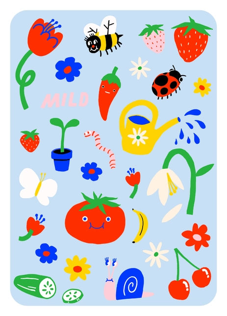 Garden Gone Mild Iron On Sheet Set Accessories Hot Dang Press