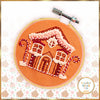 Gingerbread House Mini Embroidery Holiday Kit Kit Capital Stitch Co.
