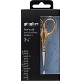 Gingher Goldhandle Lions Tail Embroidery Scissors - 3.5