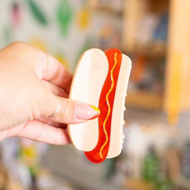 Hot Dog Hair Claw Accessories Jenny Lemons