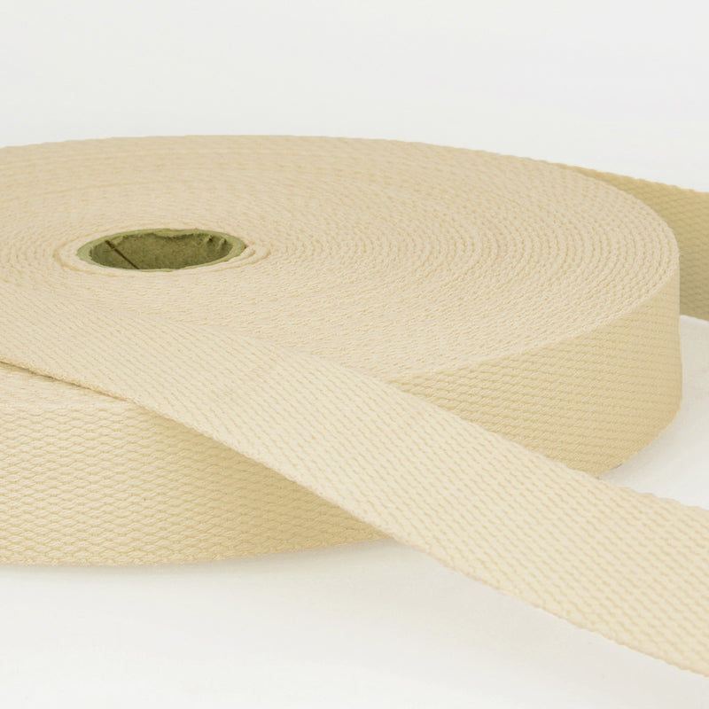 1.5" Cotton Webbing - Ivory Notions Brooklyn Craft Company