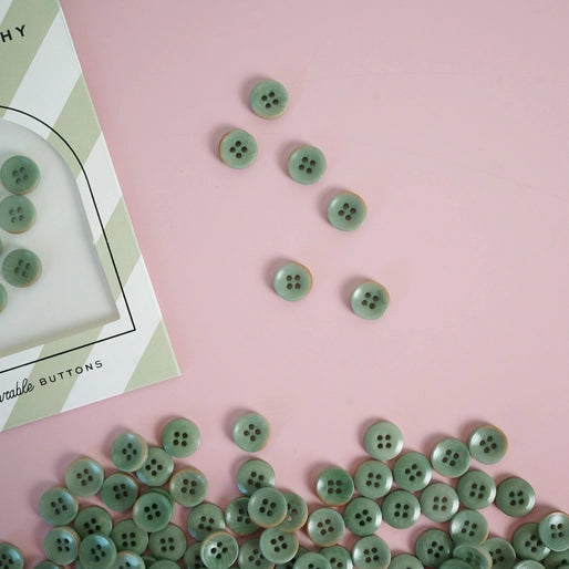 Jadite 1/2" buttons