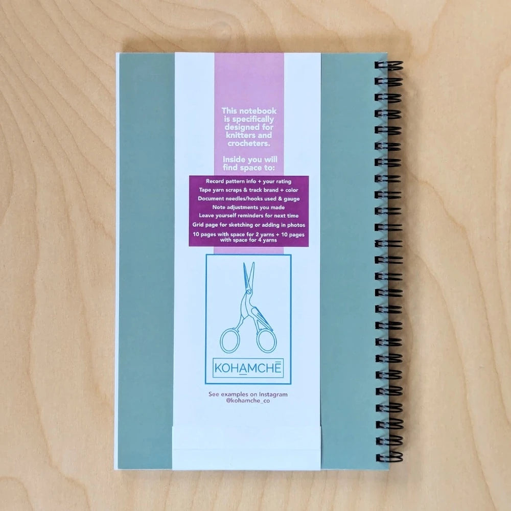 Knit & Crochet Journal Notebook Kohamche