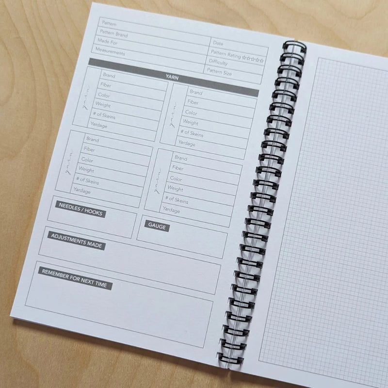 Knit & Crochet Journal Notebook Kohamche