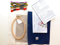 Forget-Me-Knots Cross Stitch Kit Needlework Junebug and Darlin