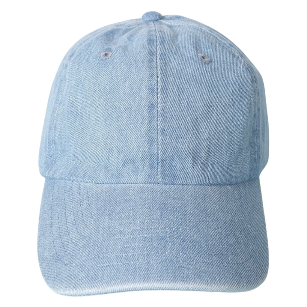 Blank Dad Hat for Embroidery Accessories Brooklyn Craft Company Light Denim