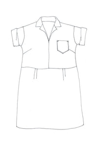 Factory Dress Pattern UK 20-28 Pattern Merchant & Mills