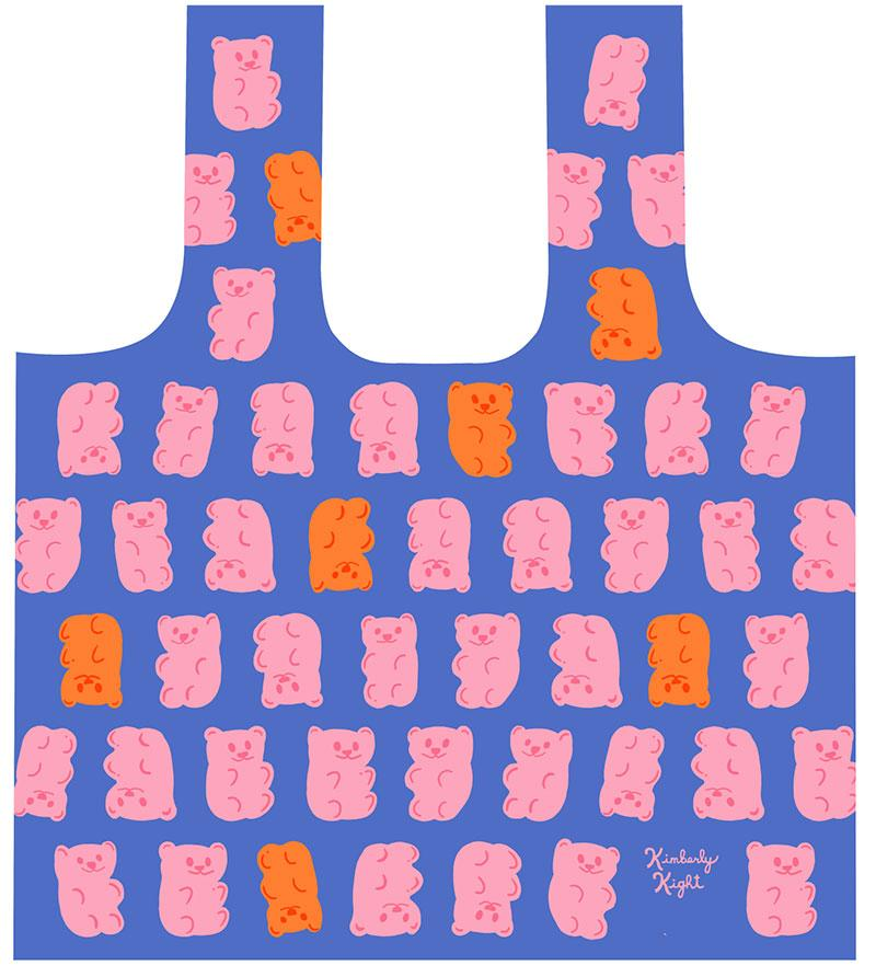 Meori Pocket Shopper Bag: Gummy Bear