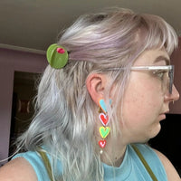 Stuffed Olive Mini Hair Claw