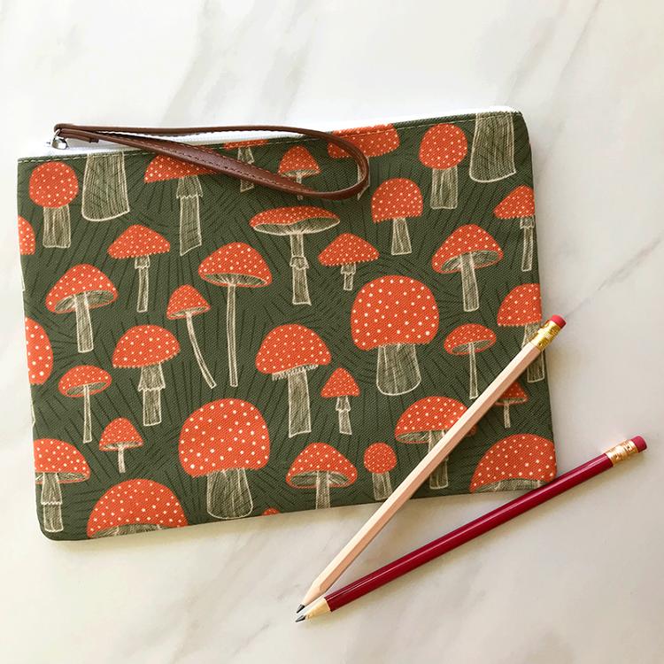 Mushroom Pouch Accessories Gingiber