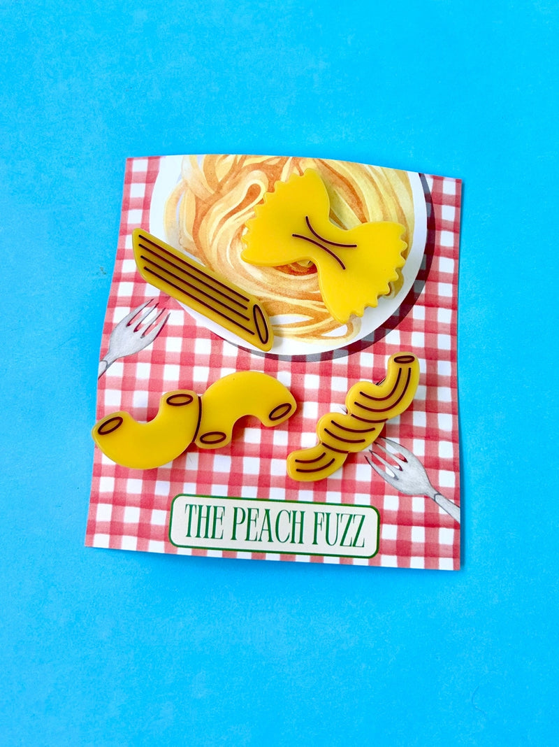 Noodle Mix Hair Clip Set Accessories The Peach Fuzz