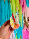 Paint Palette Hair Claw Accessories The Peach Fuzz