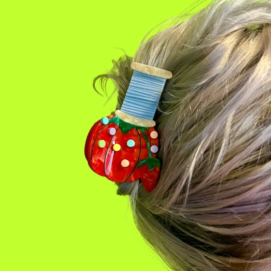 Pin Cushion Hair Claw Accessories The Peach Fuzz