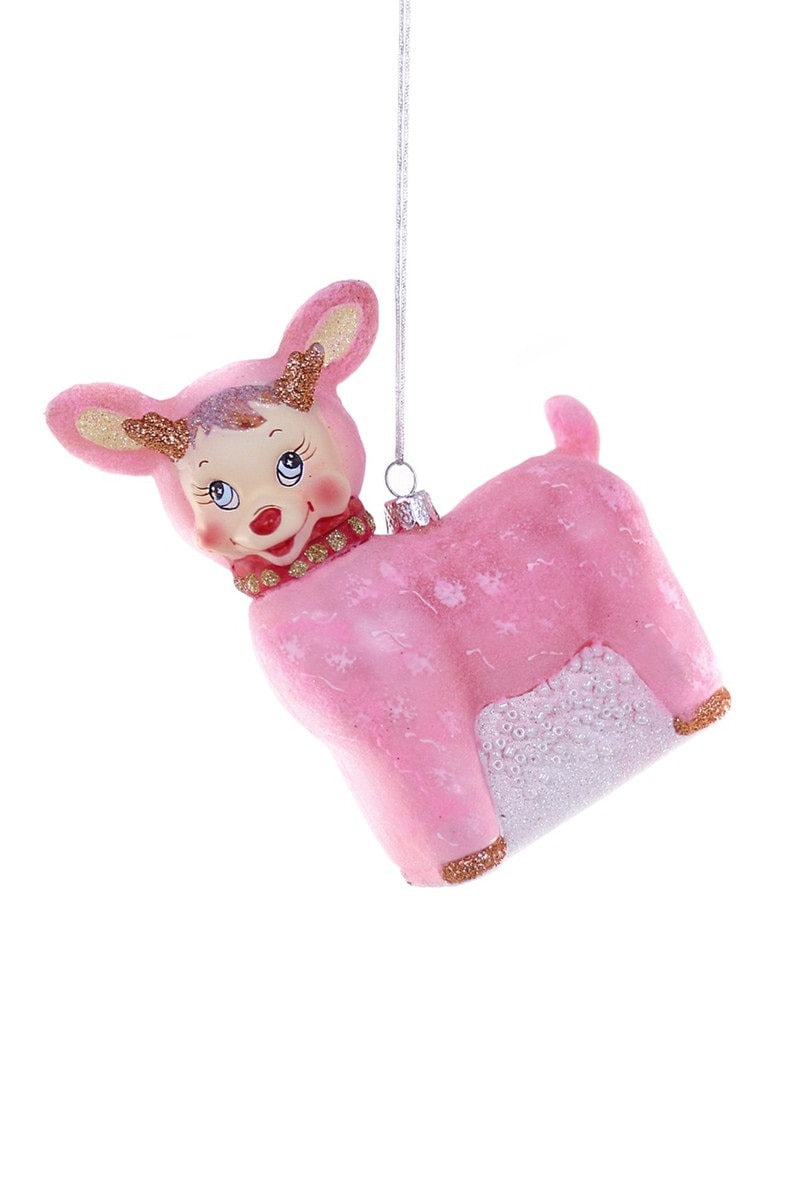 Pink Reindeer Ornament Ornament Cody Foster and Co.