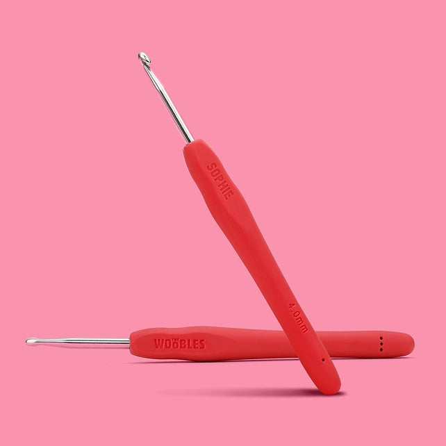 Red crochet hook