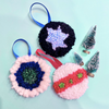 Punch Needle Ornaments Past Workshop Brooklyn Craft Company
