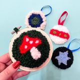 Punch Needle Ornaments