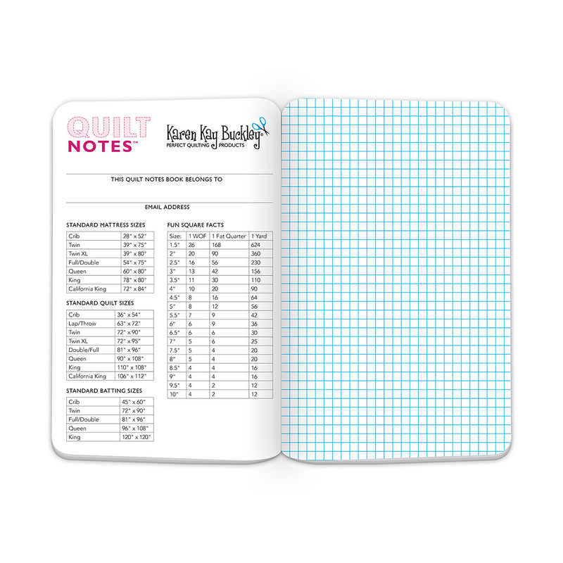 Quilt Notes Graph Paper Notebook Brooklyn Craft Company