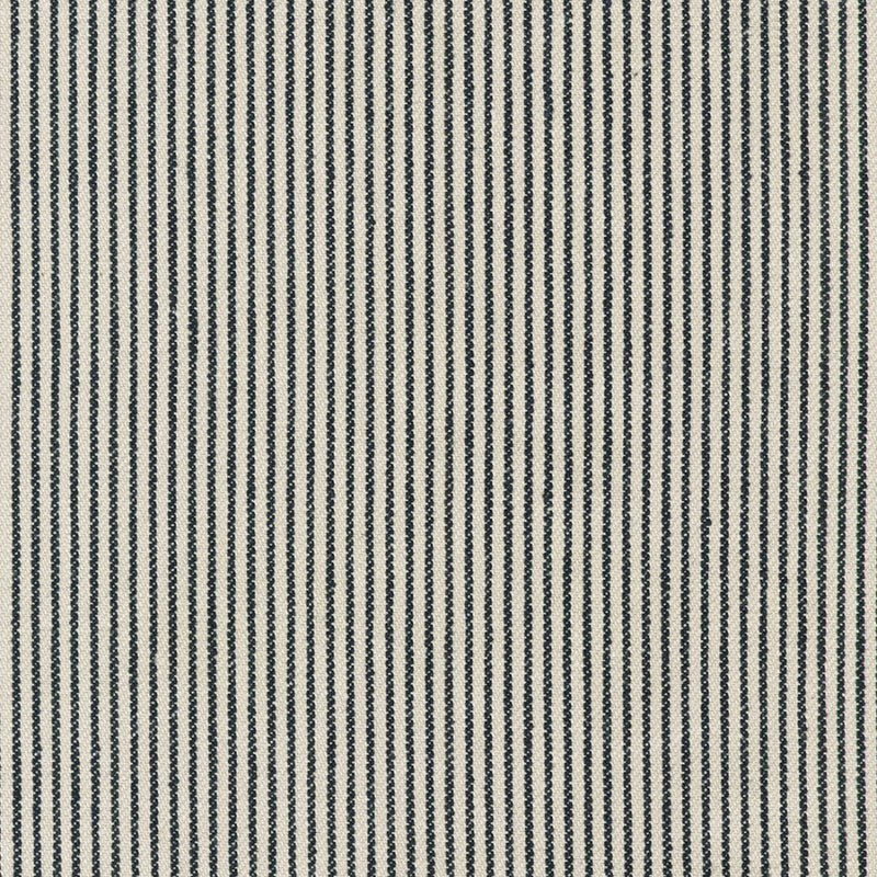 Textured fabric pattern with thin black and white stripes