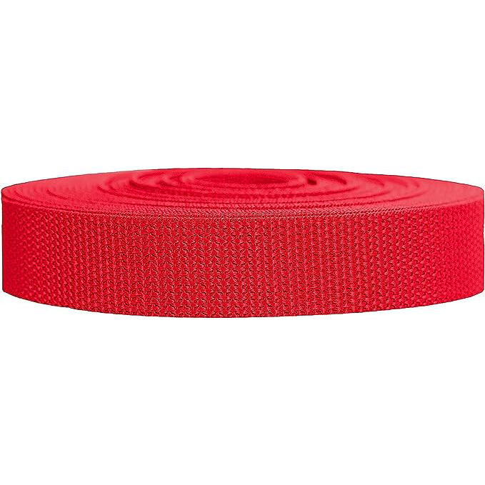 1.5" Poly Webbing - Red