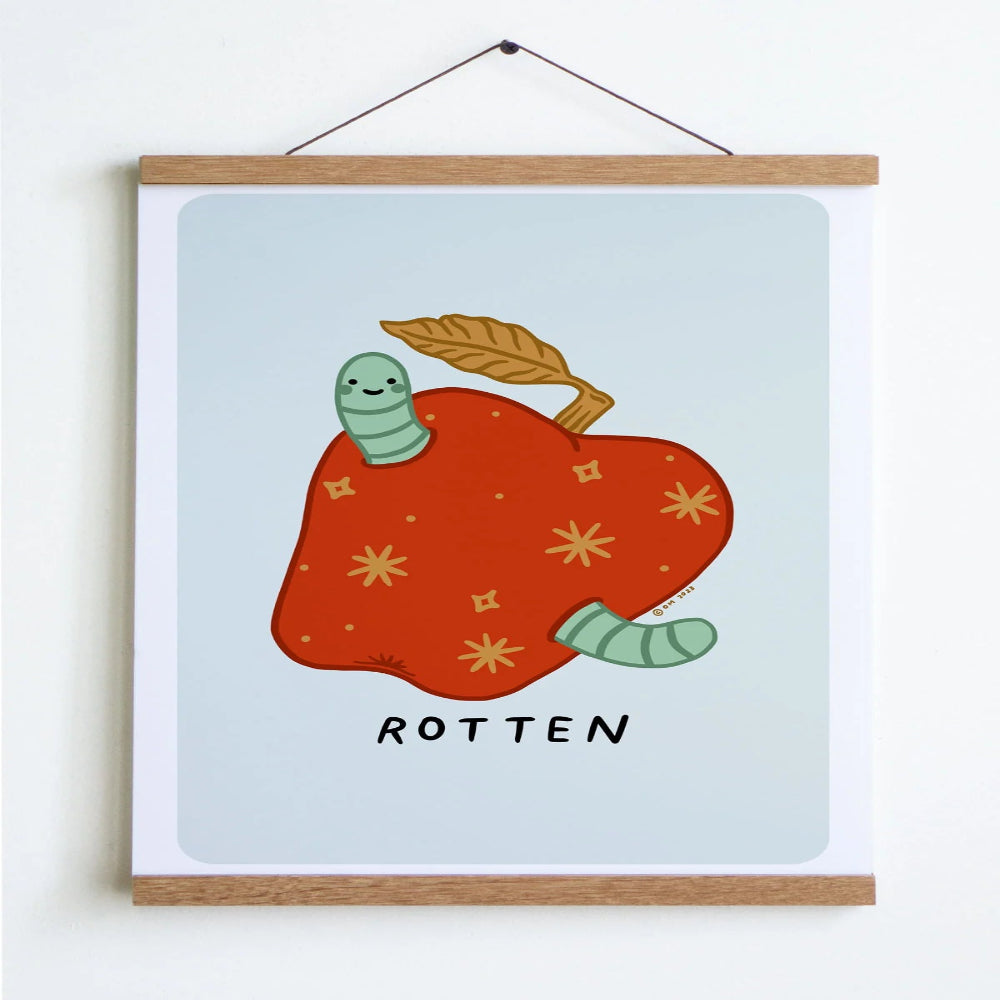 Rotten Apple Print 8 x 10