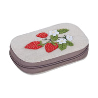 Strawberry Sewing Kit Zip Case Storage Hobby Gifts