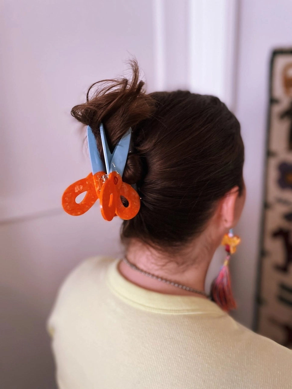 Scissors Hair Claw Accessories The Peach Fuzz