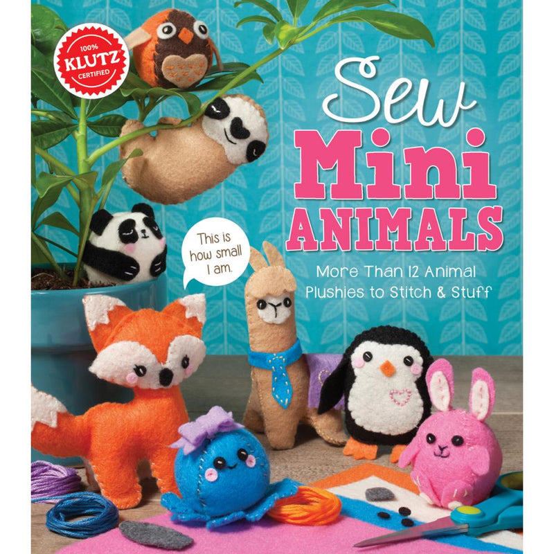 Sew Mini Animals Kit Klutz