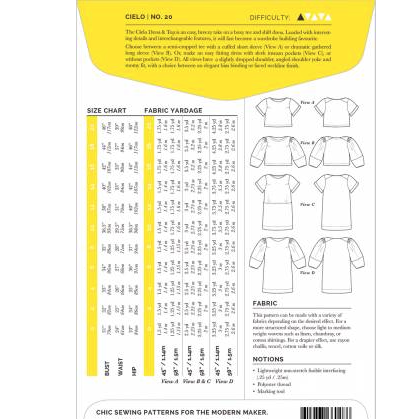 sizing info