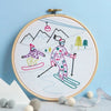 Stitching Wonderful Women Embroidery Kit - Skiing Kit Hawthorn Handmade