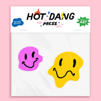 Melty Smiley Buddies Iron-On Accessories Hot Dang Press