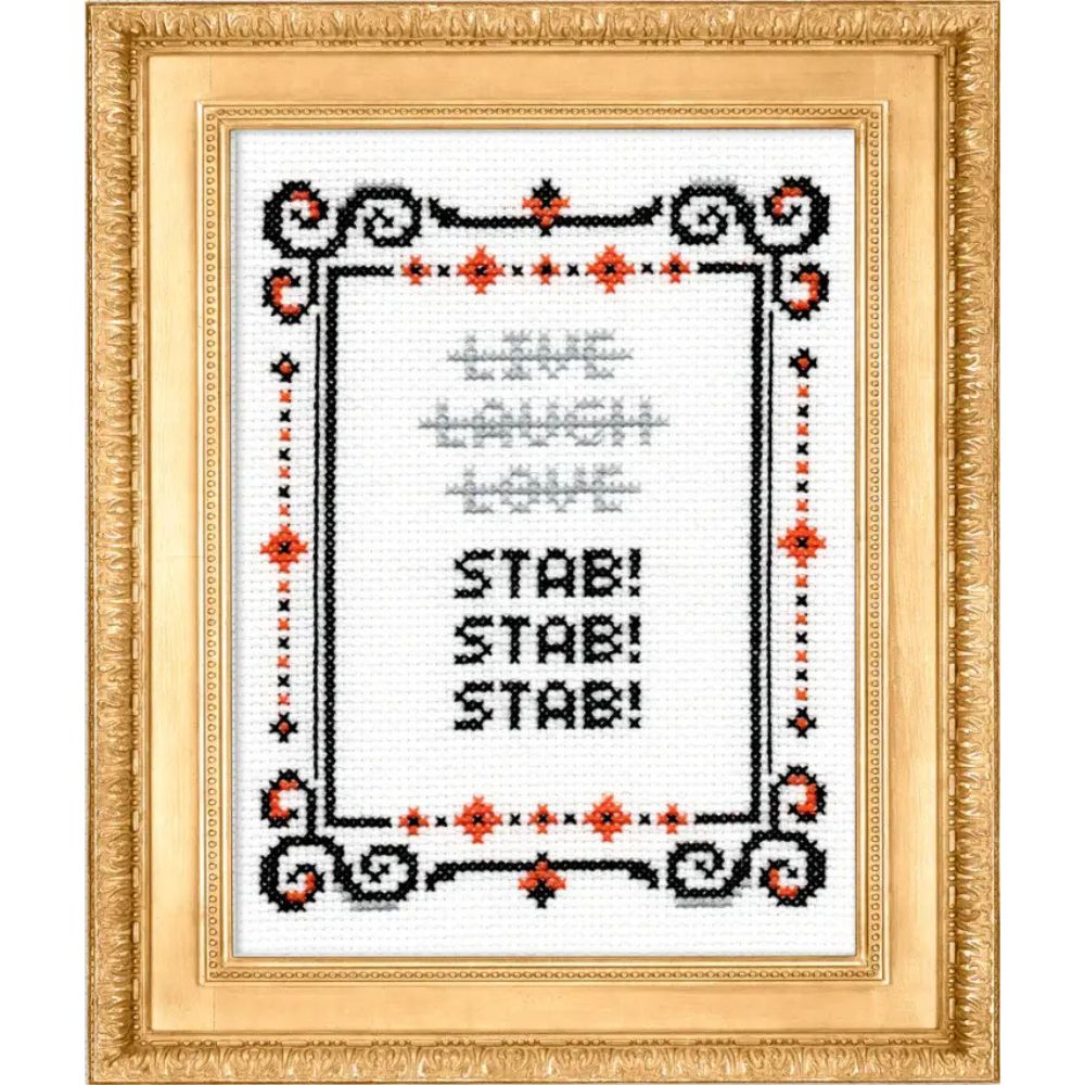 Stab! Stab! Stab! Cross Stitch Kit – Brooklyn Craft Company