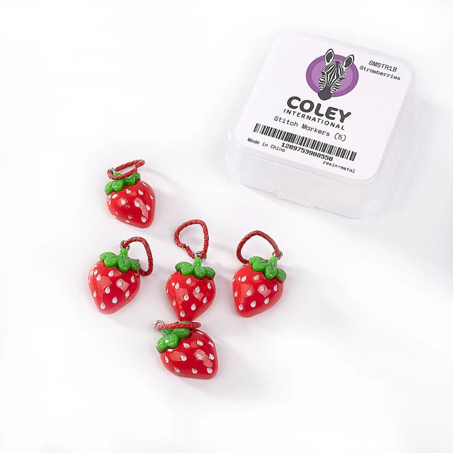 Strawberry Stitch Markers