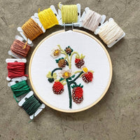 Strawberry beading and embroidery kit