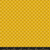 Fabric with little daisies in yellow