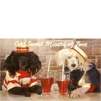 Ah, Sweet Misery of Love, Dogs At Soda Fountain Magnet
