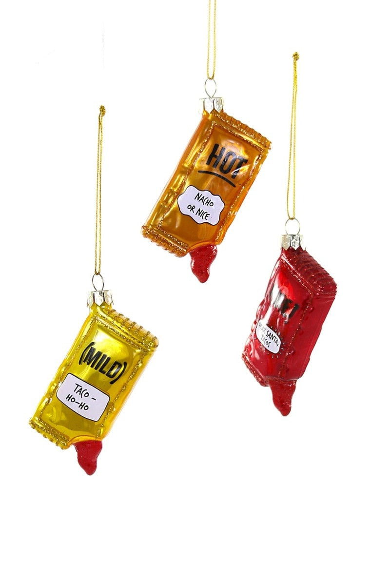 Taco Sauce Packet Ornament Ornament Cody Foster and Co.