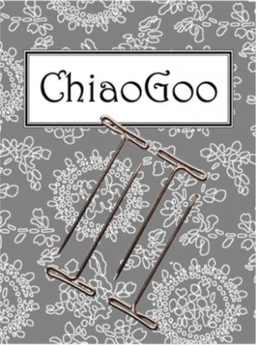 Four metal tightening keys on a gray and white patterned background featuring the brand name ChiaoGoo.