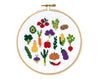 Veggies Cross Stitch Kit Kit The Stranded Stitch