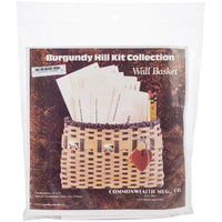 Picture of the kit to make a wall basket that includes printed sheep and hearts