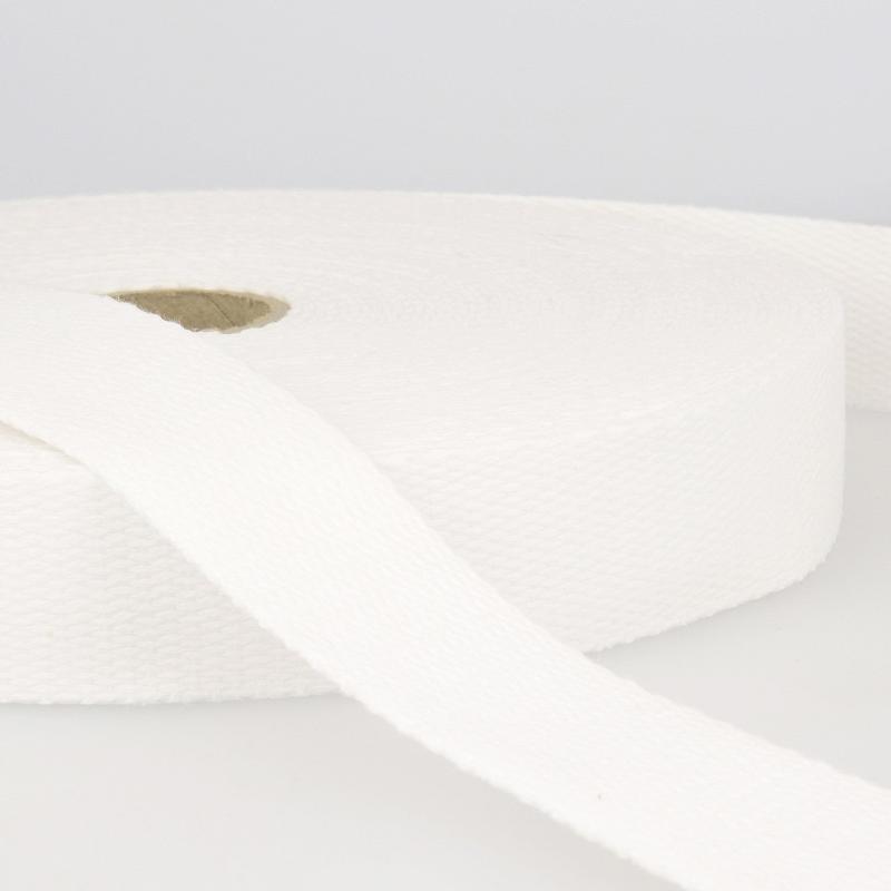 1.5" Cotton Webbing - White Notions Brooklyn Craft Company