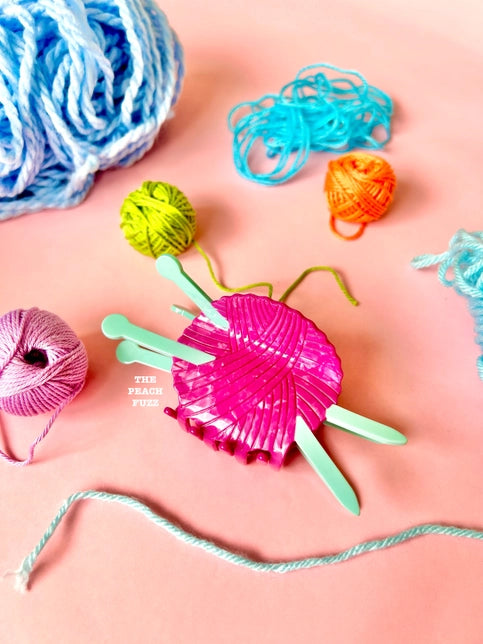 Yarn Crafts Knitting Needles Hair Claw Accessories The Peach Fuzz