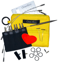 ChiaoGoo TWIST Shorties 3" Tip Knitting Needle Set