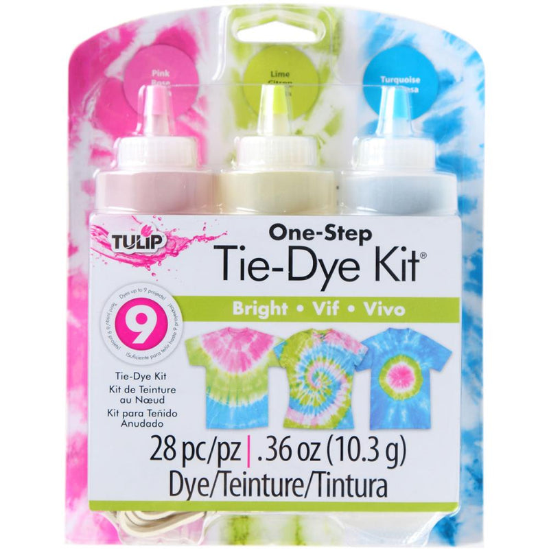 3-Color Tie Dye Kit - Bright Dye Tulip