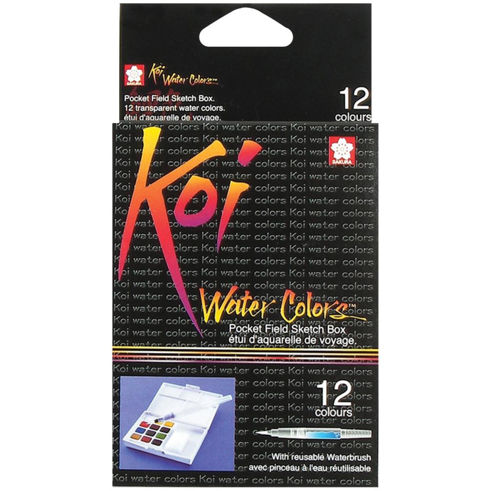 Koi Watercolor Pocket Field Sketch Box
