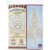 Beaded White Christmas Tree Macramé Kit Macrame Design Works Crafts