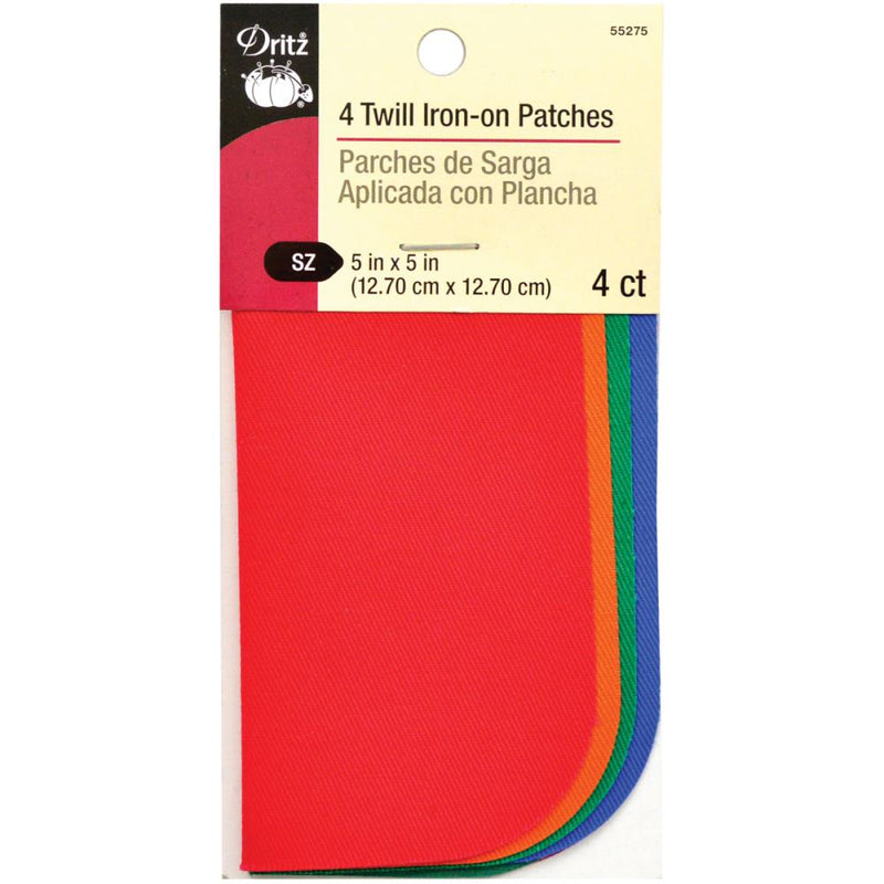 Iron-on Bright Twill Patches Notions Brooklyn Craft Company