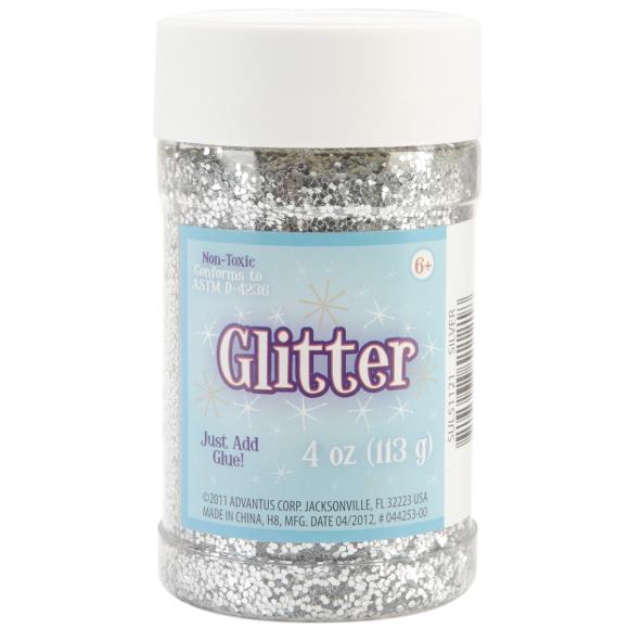 Glitter Shaker Jar - Silver Sulyn Industries